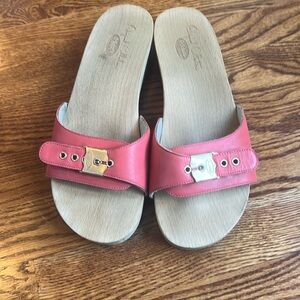 Dr Scholls Original wooden clogs sz 9